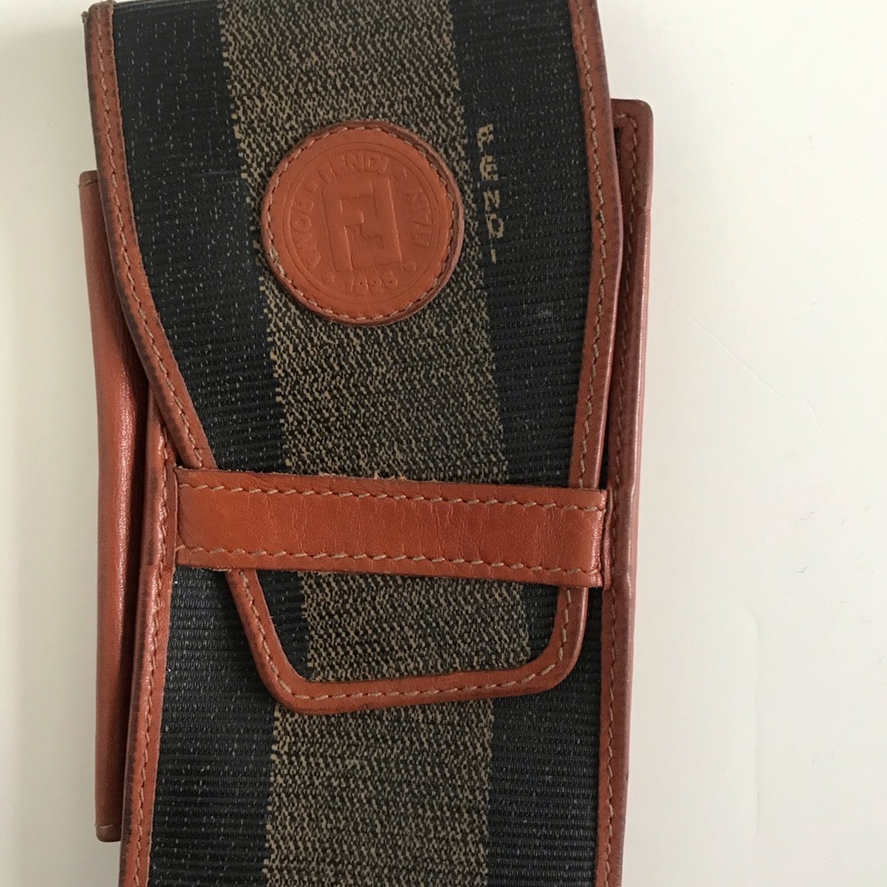 Vintage Fendi Small Leather Cellphone Case